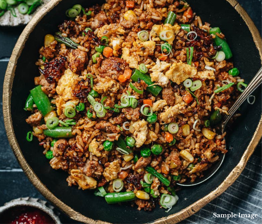 Indonesian Style Pork & Vegetable Fried Rice